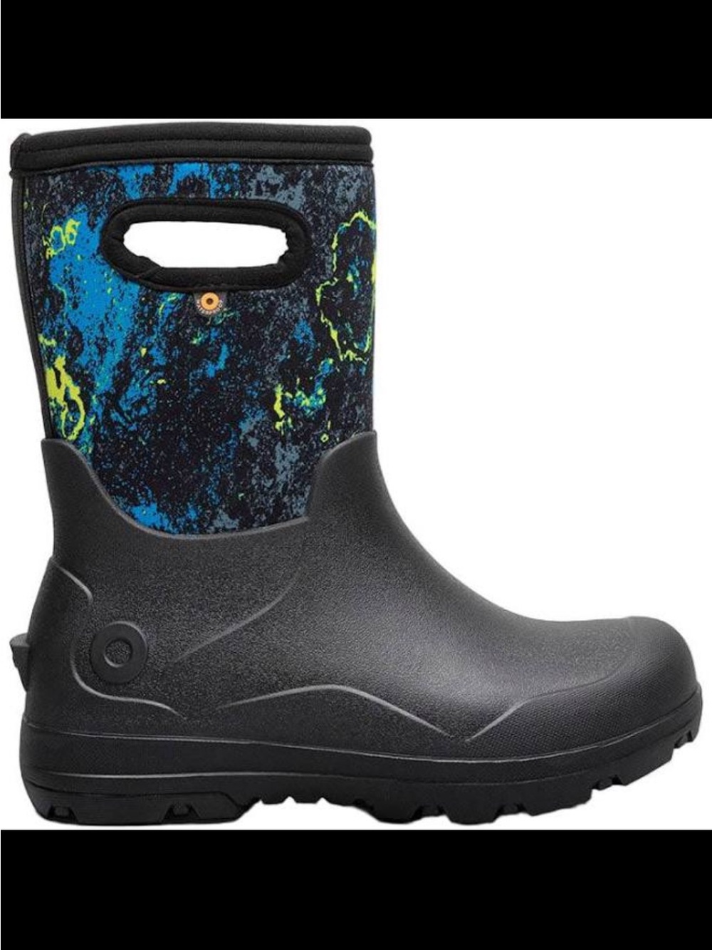 BOGS York Seamless Acid Camo Waterproof Boots Kids Size 11